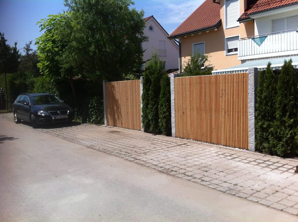 Gartenmauern und Zäune - Sichtschutz und Abgrenzung - HEWI Gartengestaltung