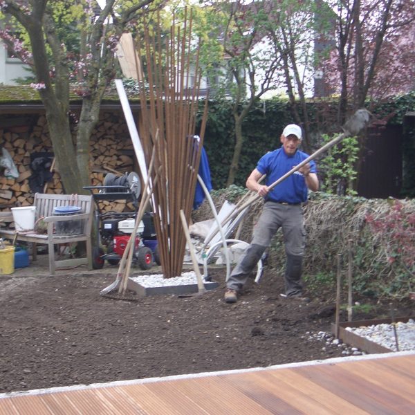 Terrasse, Pflaster, Rasen - HEWI Gartengestaltung